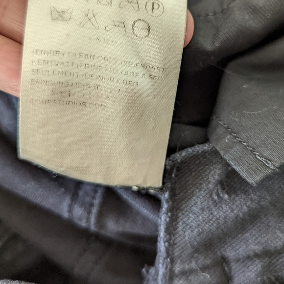 Acne Studios - SKIN 5 SILVER BLUE Pants - Picture 8 of 9